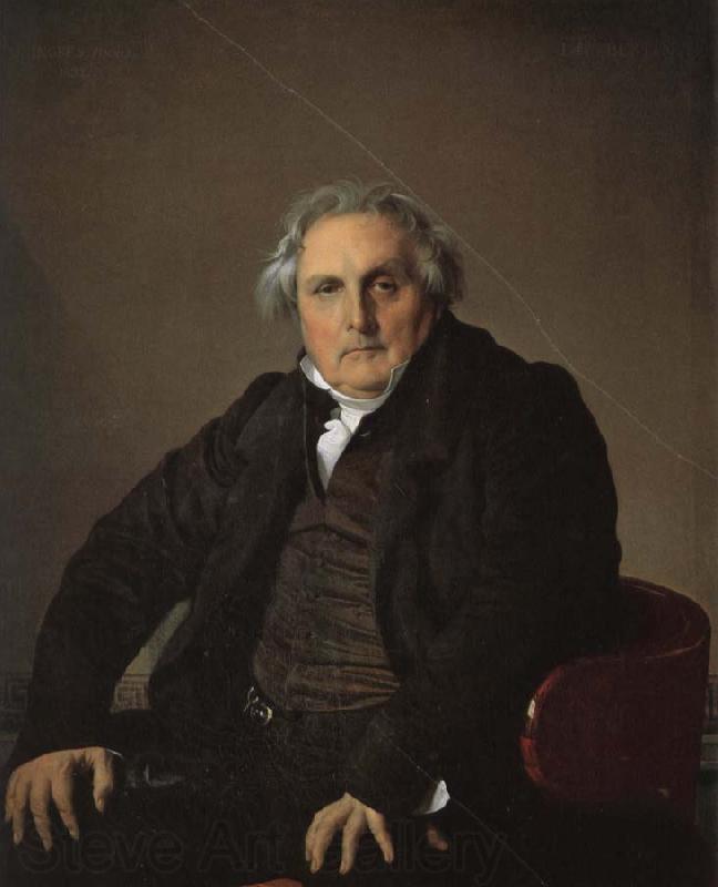 Jean-Auguste Dominique Ingres Mr. Bertin portrait